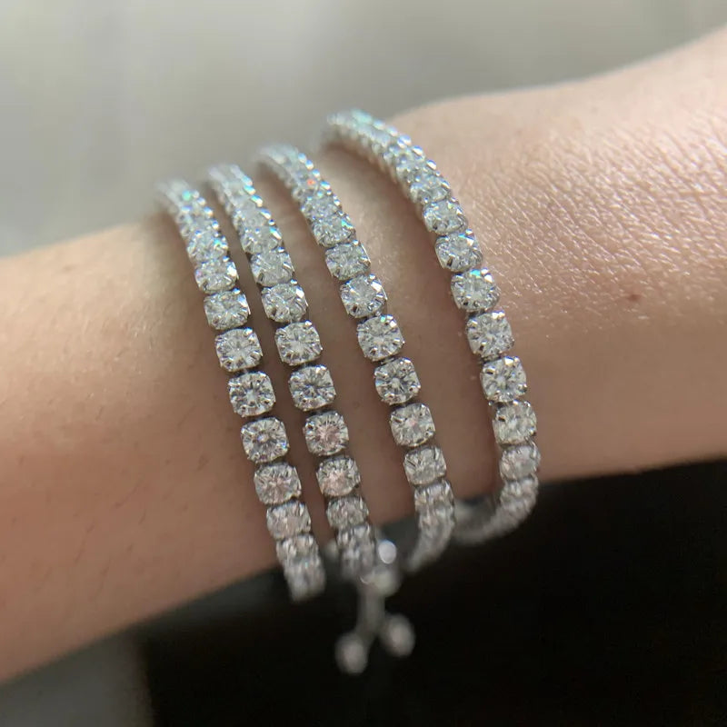 3mm Sterling Silver Tennis Bracelet